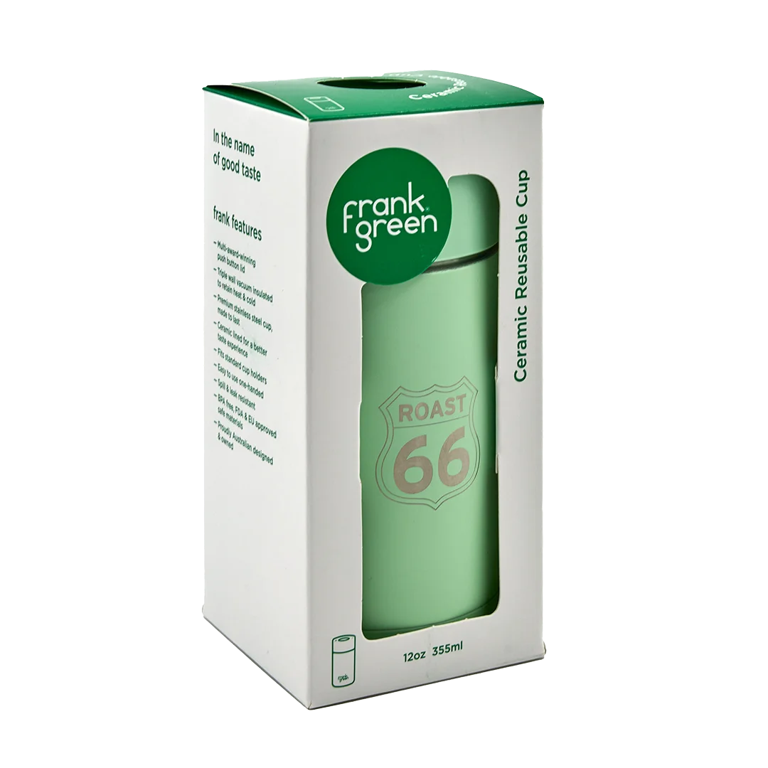 Frank Green Ceramic Reusable Cup - Mint Gelato
