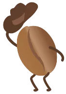 bean wearing hat graphic